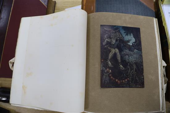 Shakespeare, William - A Midsummer-Nights Dream, illustrated by Arthur Rackham, qto, vellum gilt, with